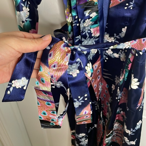 Zhong Sang Kimono Style Robe with belt Women's Medium - Picture 4 of 7